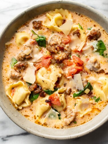 Italian Sausage Tortellini Soup • Salt & Lavender