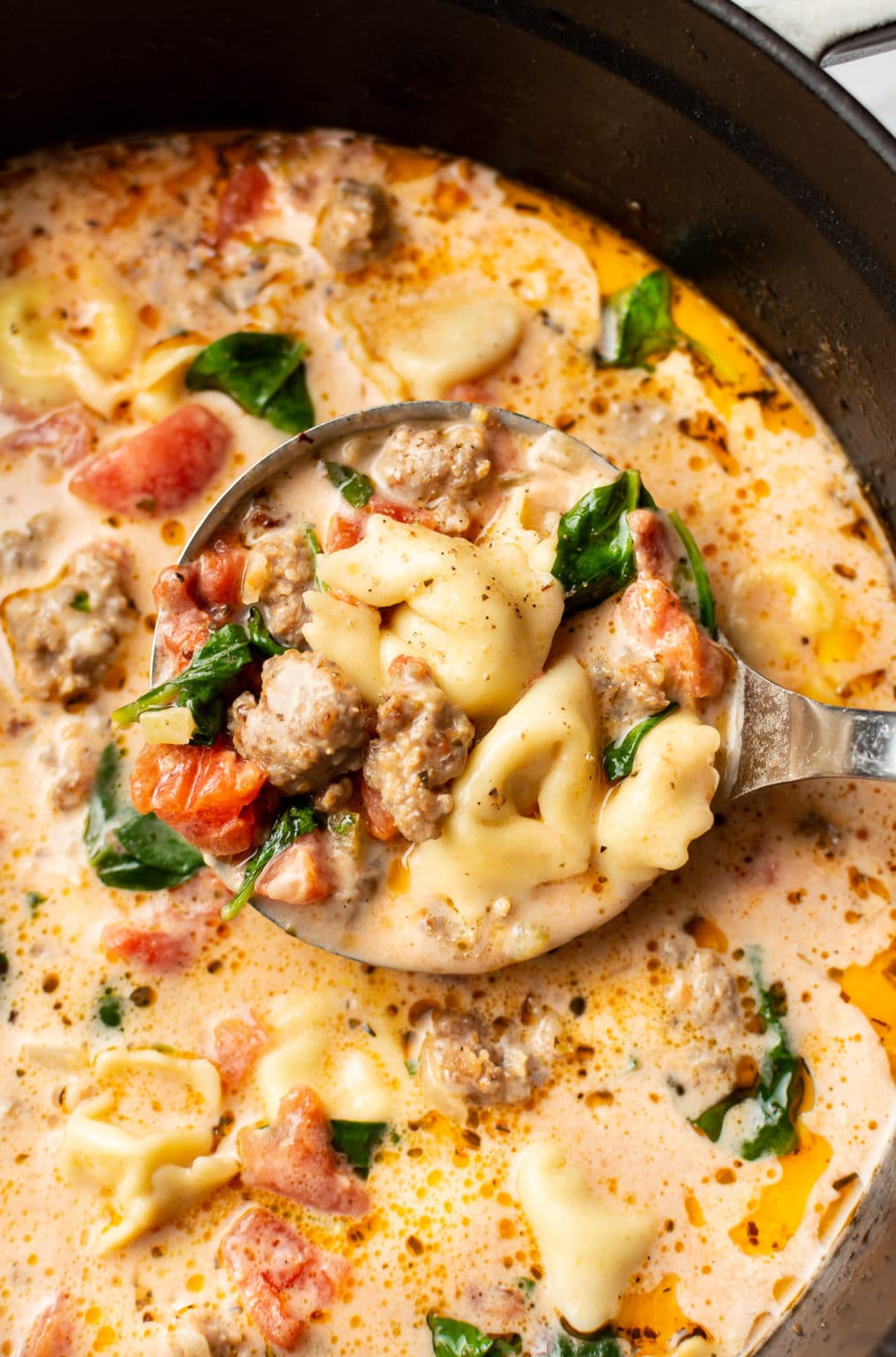 Italian Sausage Tortellini Soup • Salt & Lavender