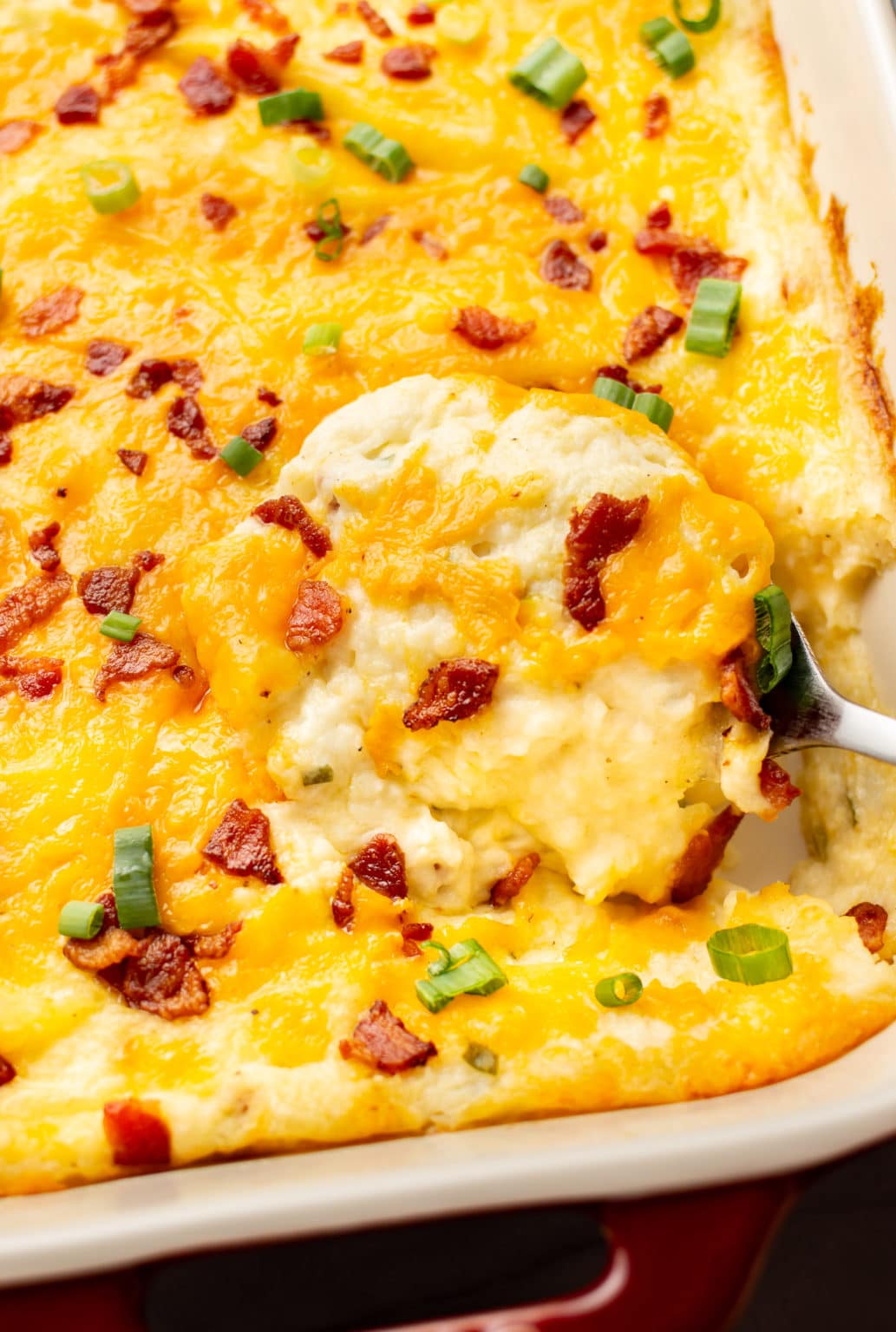 Loaded Mashed Potato Casserole • Salt & Lavender