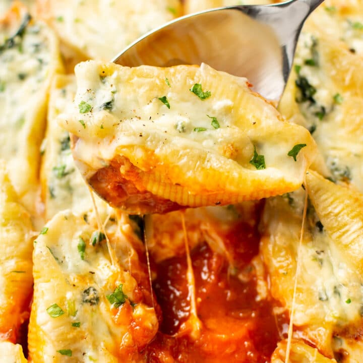 Spinach and Ricotta Stuffed Shells • Salt & Lavender