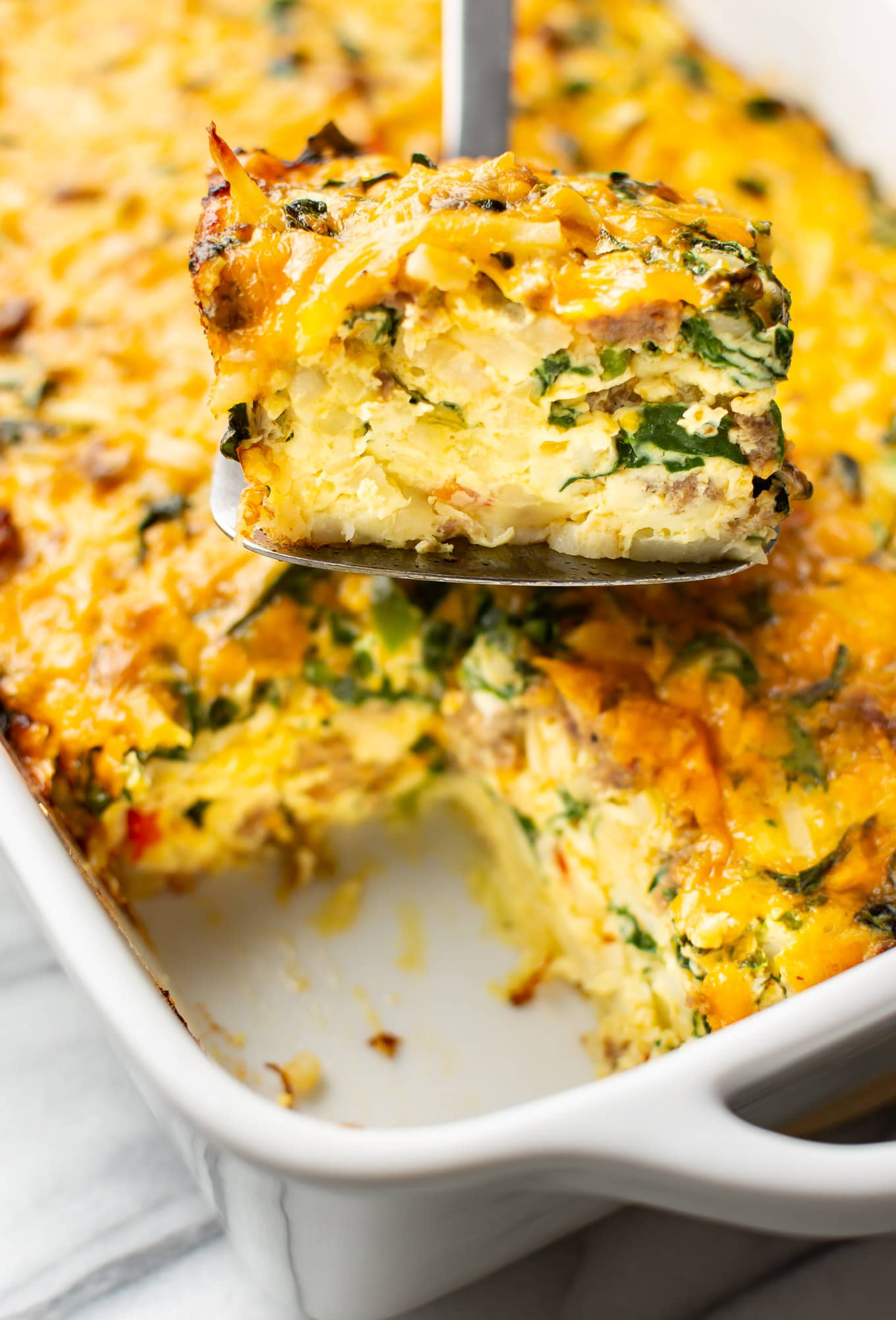 Simple Breakfast Casserole • Salt & Lavender