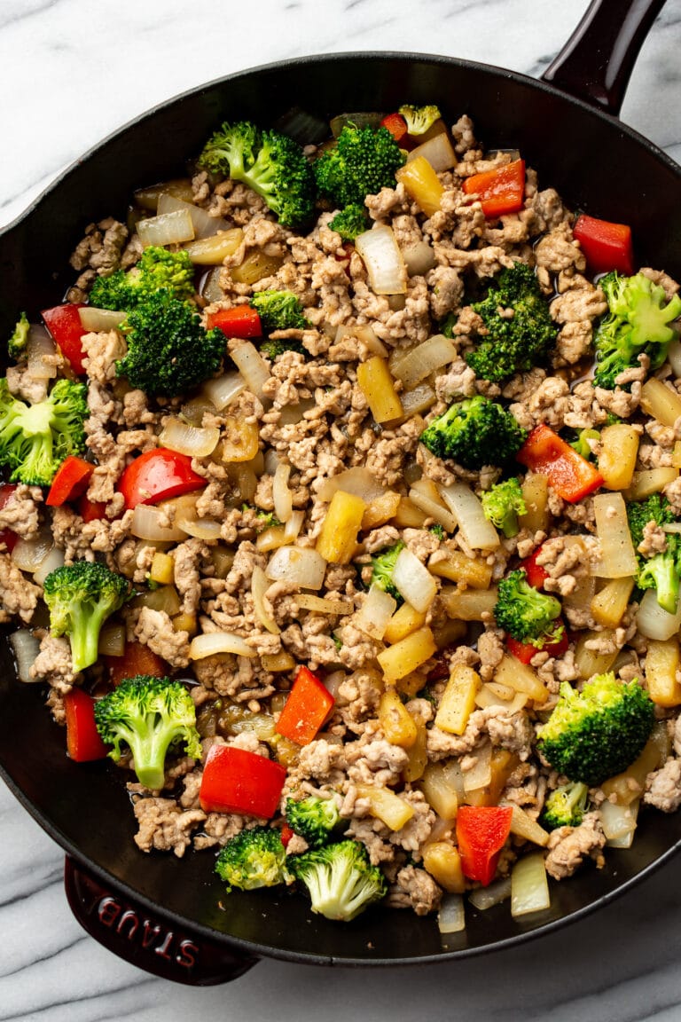 Ground Pork Stir Fry • Salt & Lavender