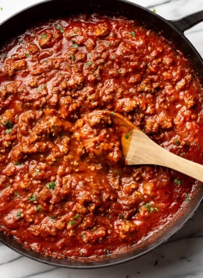 Easy Meat Sauce • Salt & Lavender