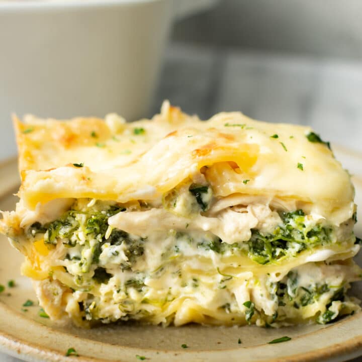 Creamy Chicken Lasagna • Salt & Lavender