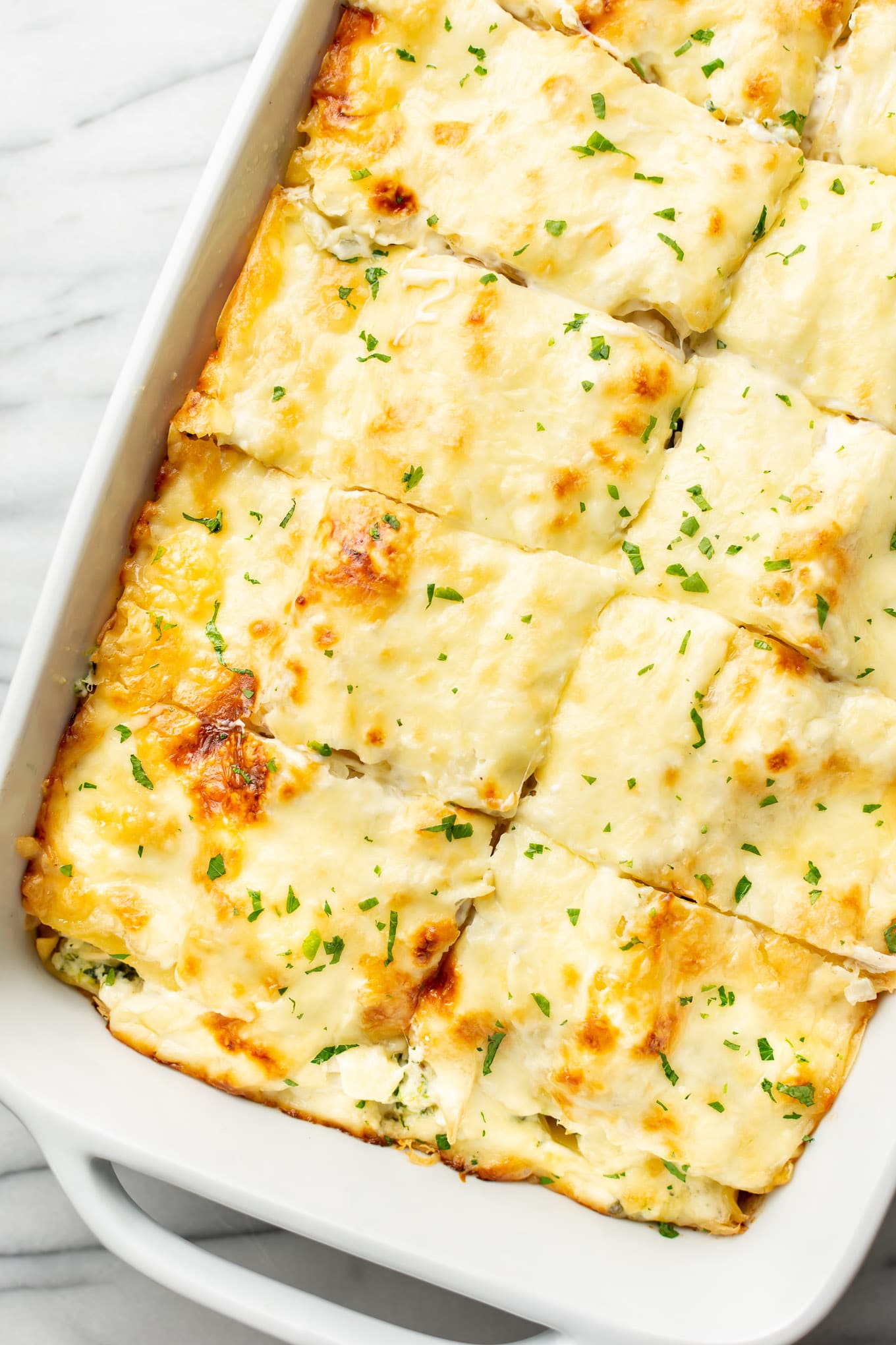 Creamy Chicken Lasagna • Salt & Lavender