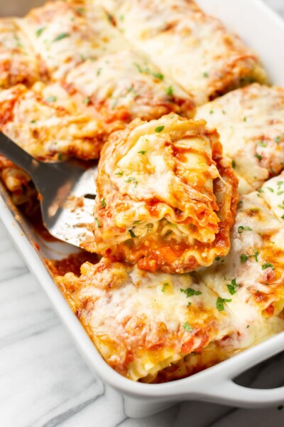 Lasagna Roll Ups • Salt & Lavender