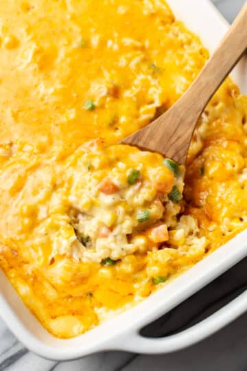 Easy Chicken and Rice Casserole • Salt & Lavender