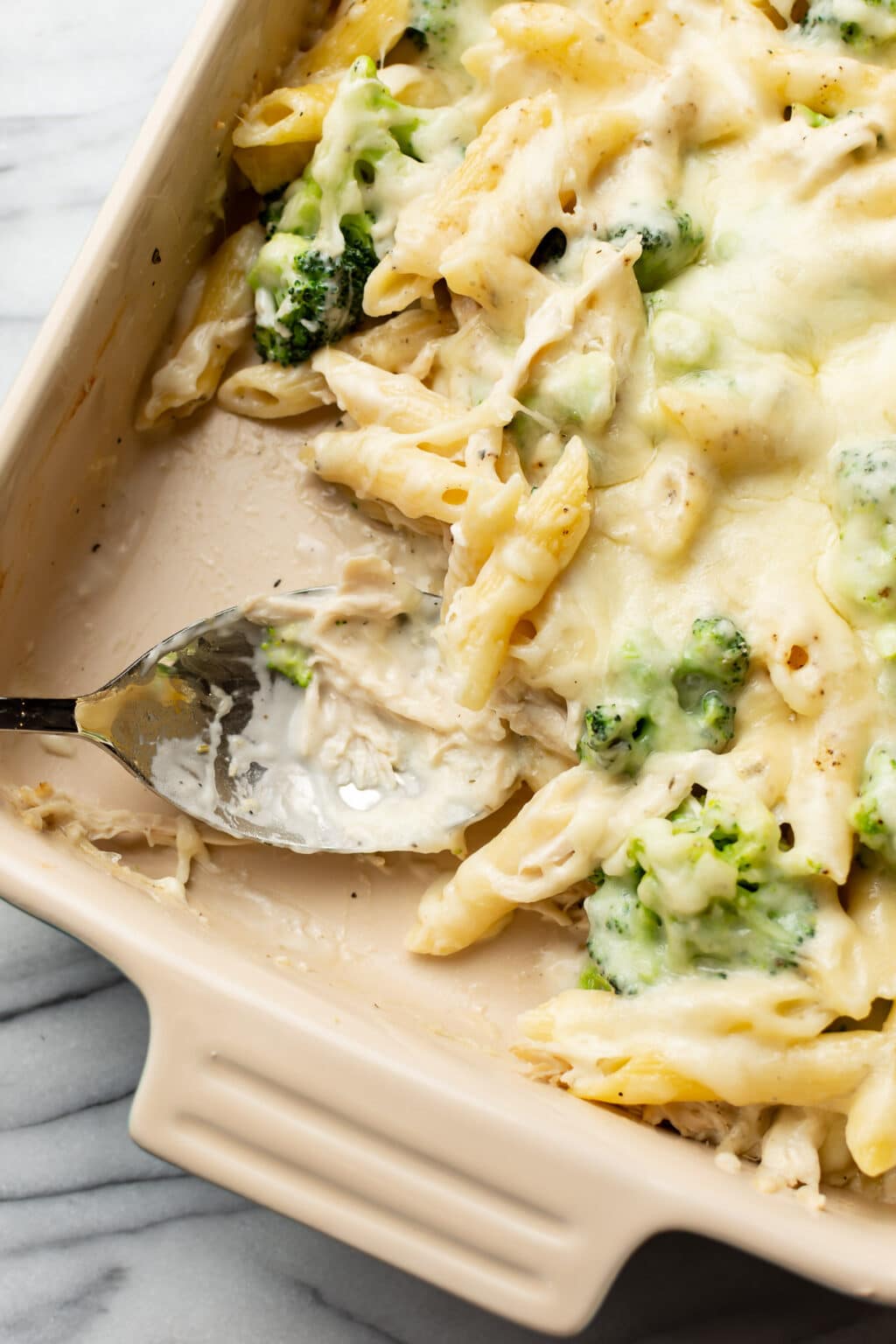 Chicken And Broccoli Alfredo Bake • Salt And Lavender