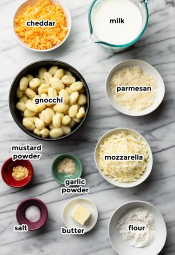 Three Cheese Mac and Cheese Gnocchi • Salt & Lavender