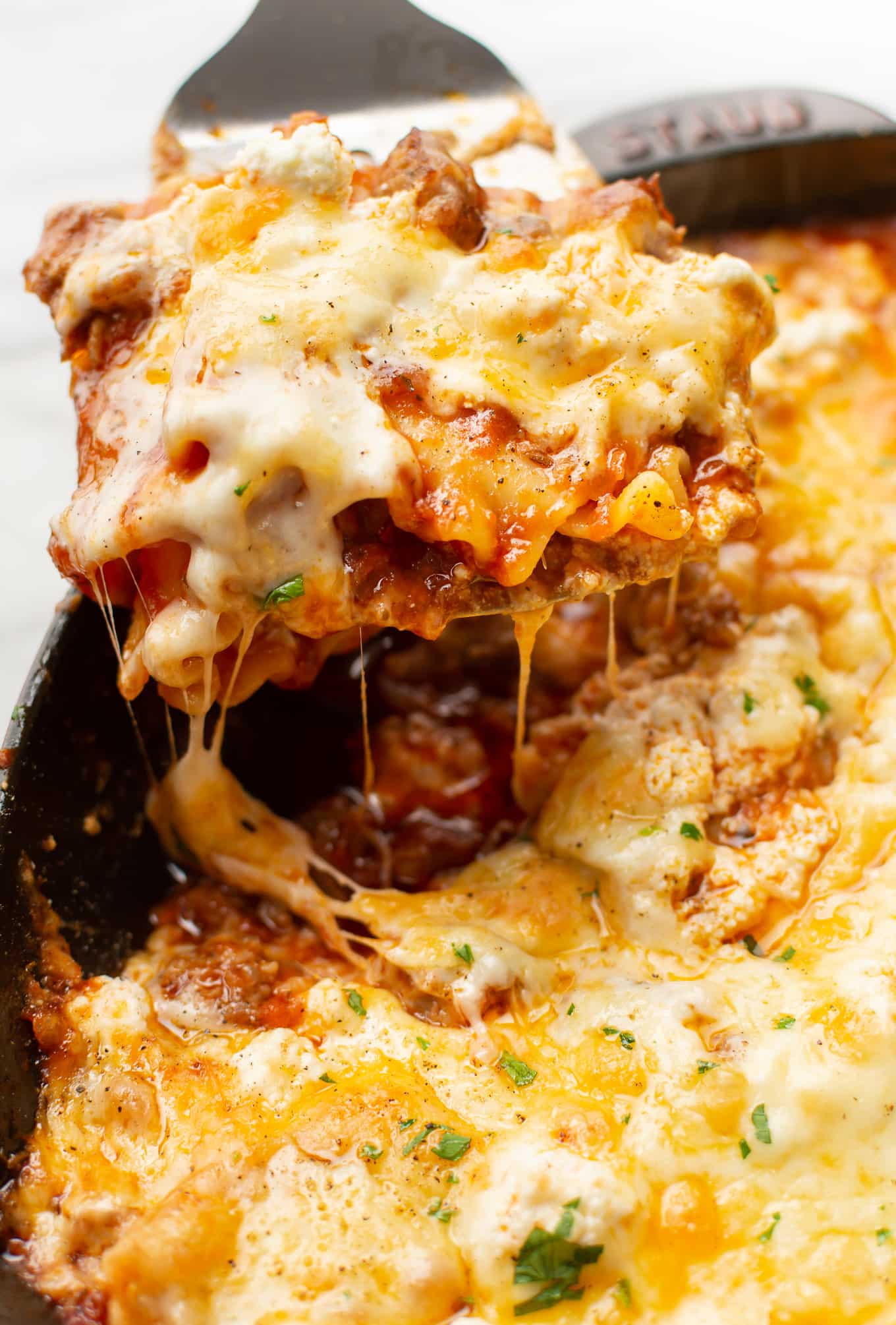 Skillet Chicken Lasagna
