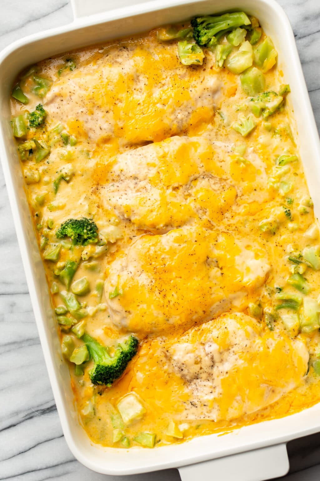 Cheddar Broccoli Chicken Bake • Salt & Lavender