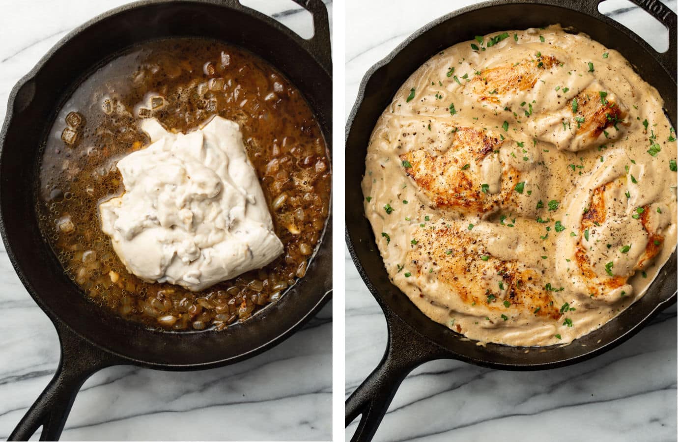 Cream Of Mushroom Soup Chicken Skillet Recipe • Salt And Lavender