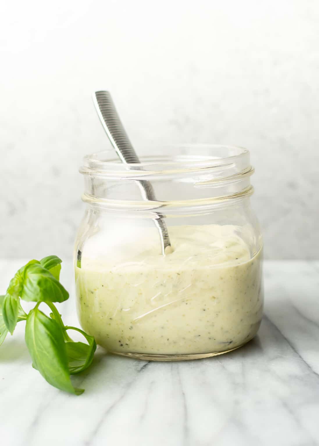 Creamy Pesto Dressing • Salt & Lavender