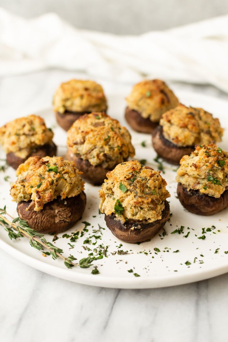 Simple Stuffed Mushrooms • Salt & Lavender