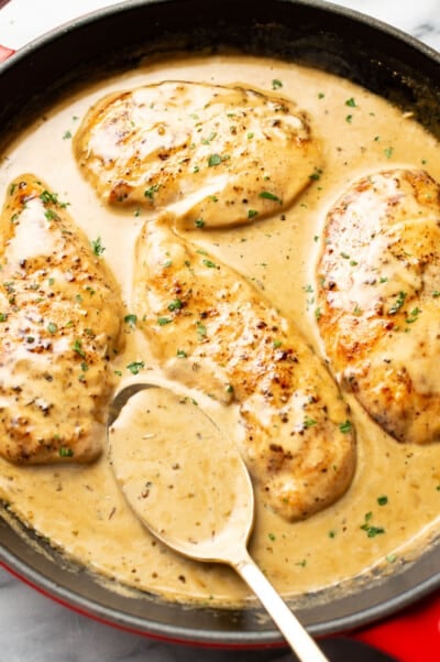 Creamy Maple Chicken • Salt & Lavender