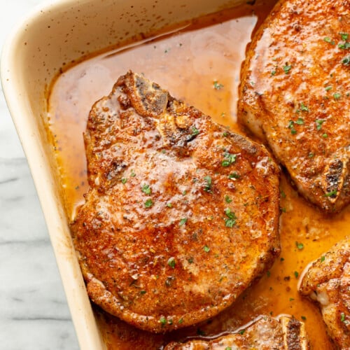 Baked Pork Chops • Salt & Lavender