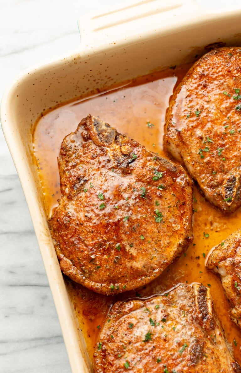 Baked Pork Chops • Salt & Lavender